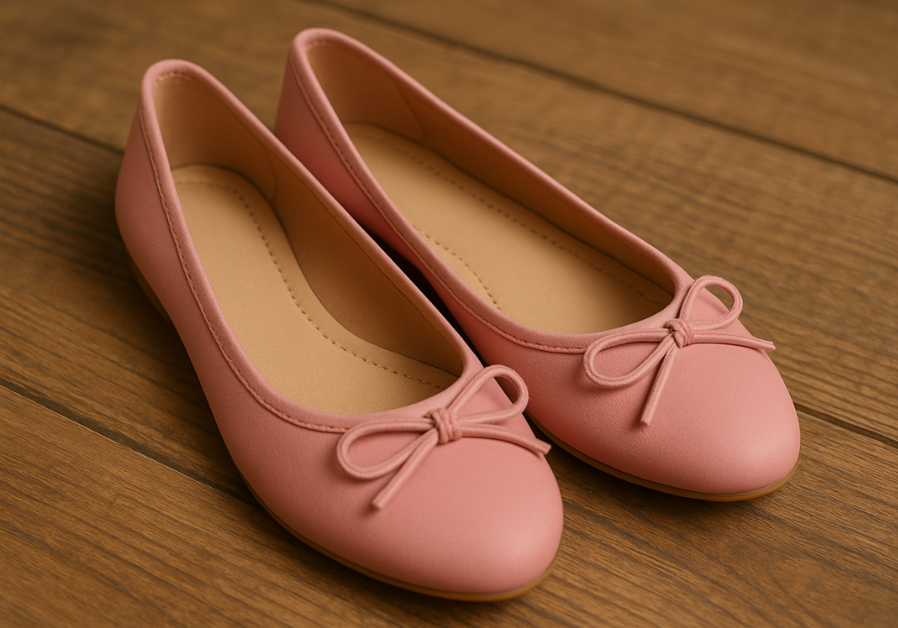 combinar bailarinas rosas